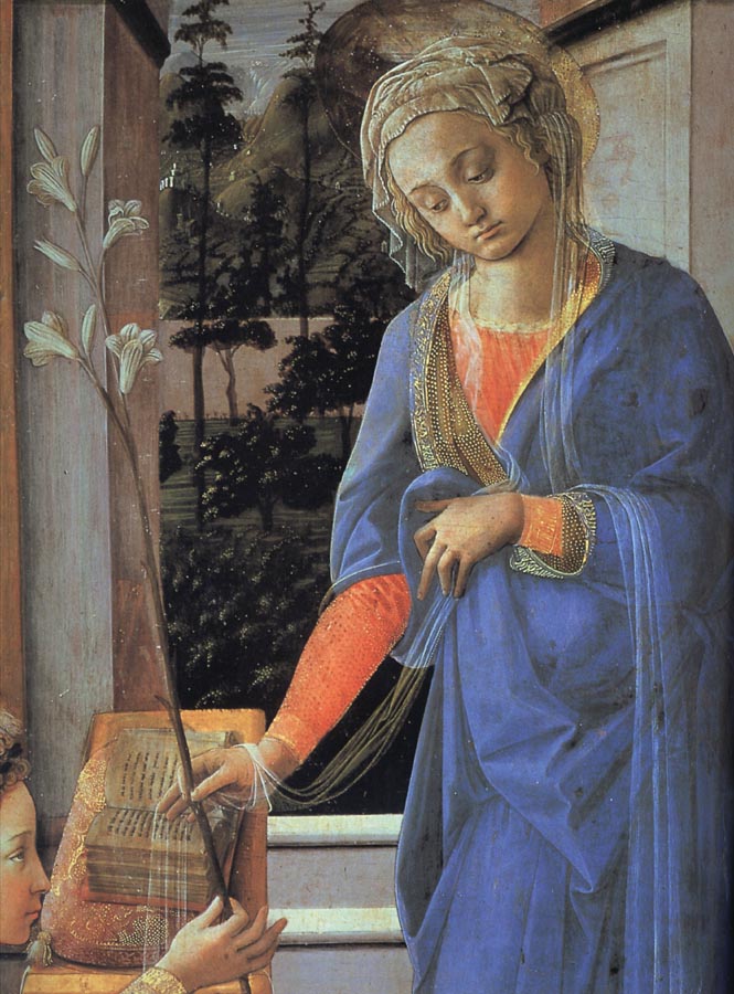 Details of The Annunciation